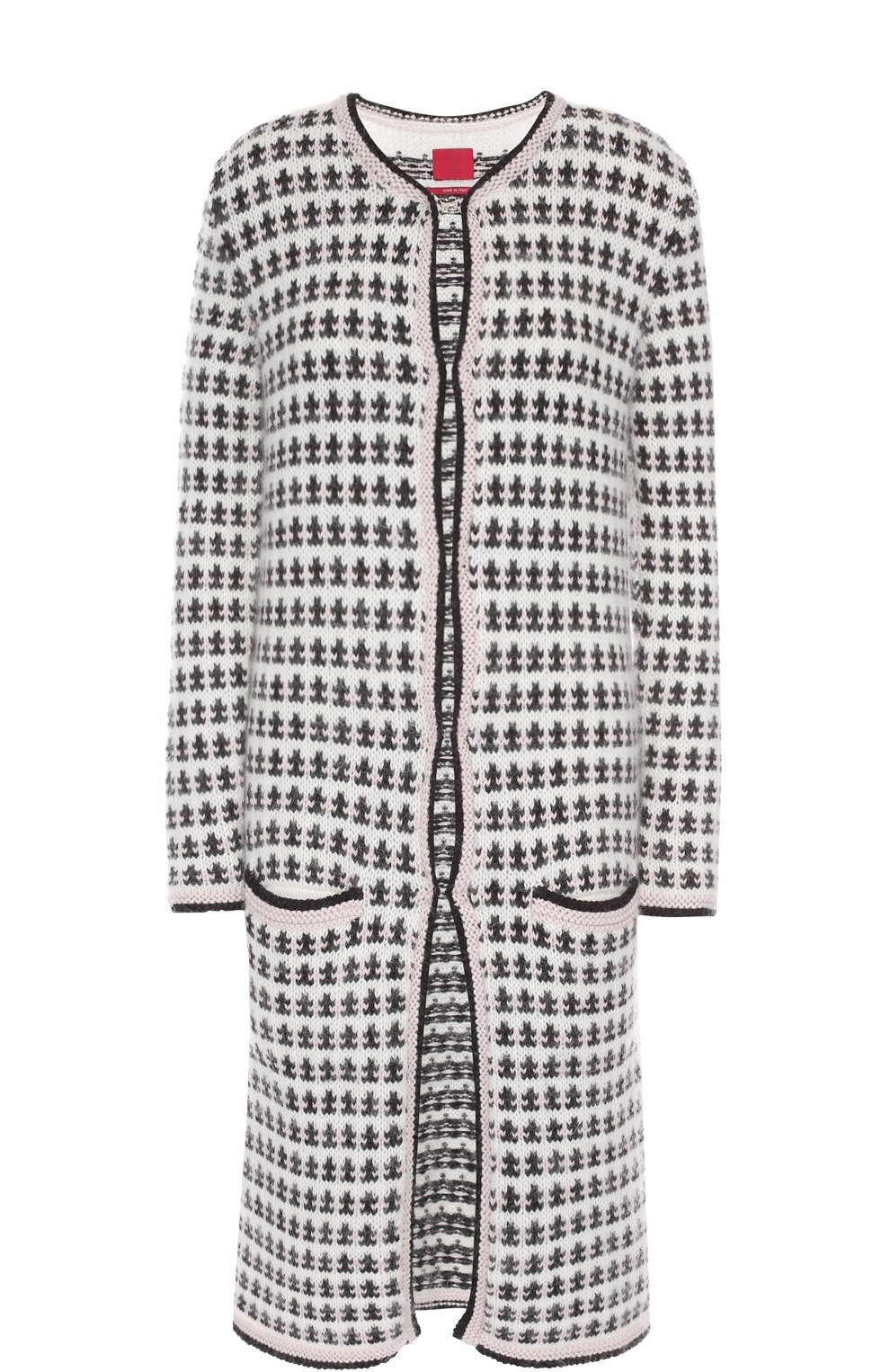 Удлиненный кардиган с контрастным принтом MONCLER, арт. B2-193-94945-00-9487D, фото 1
