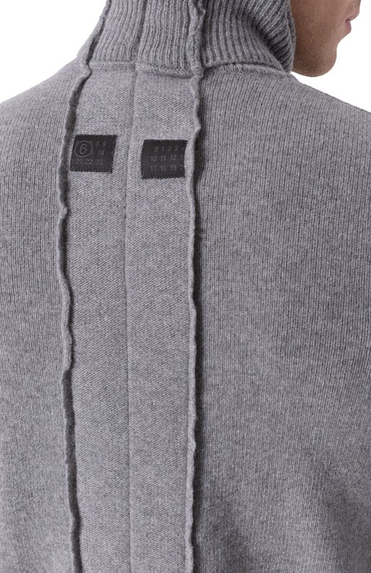 Шерстяной свитер MM6 SH2HA0012/M13187 Серый  SH2HA0012/M13187 Фото 5