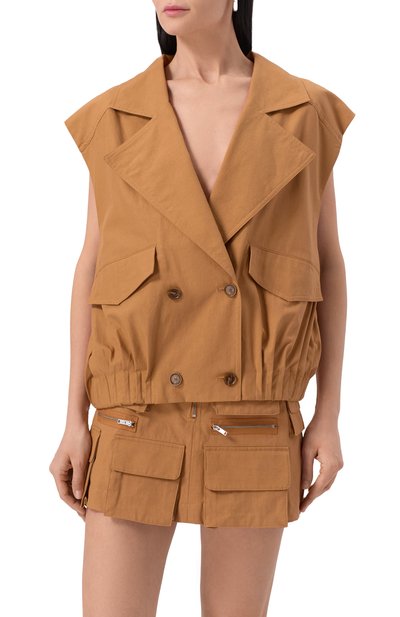 Хлопковый жилет ERIKA CAVALLINI, арт. E5SL01, фото 3