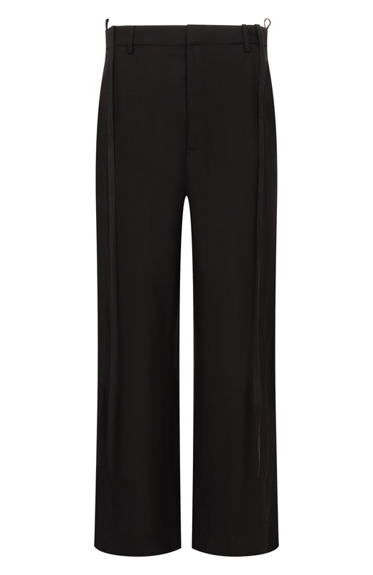 Брюки из вискозы Ann Demeulemeester B0010304/FA558 Чёрный B0010304/FA558