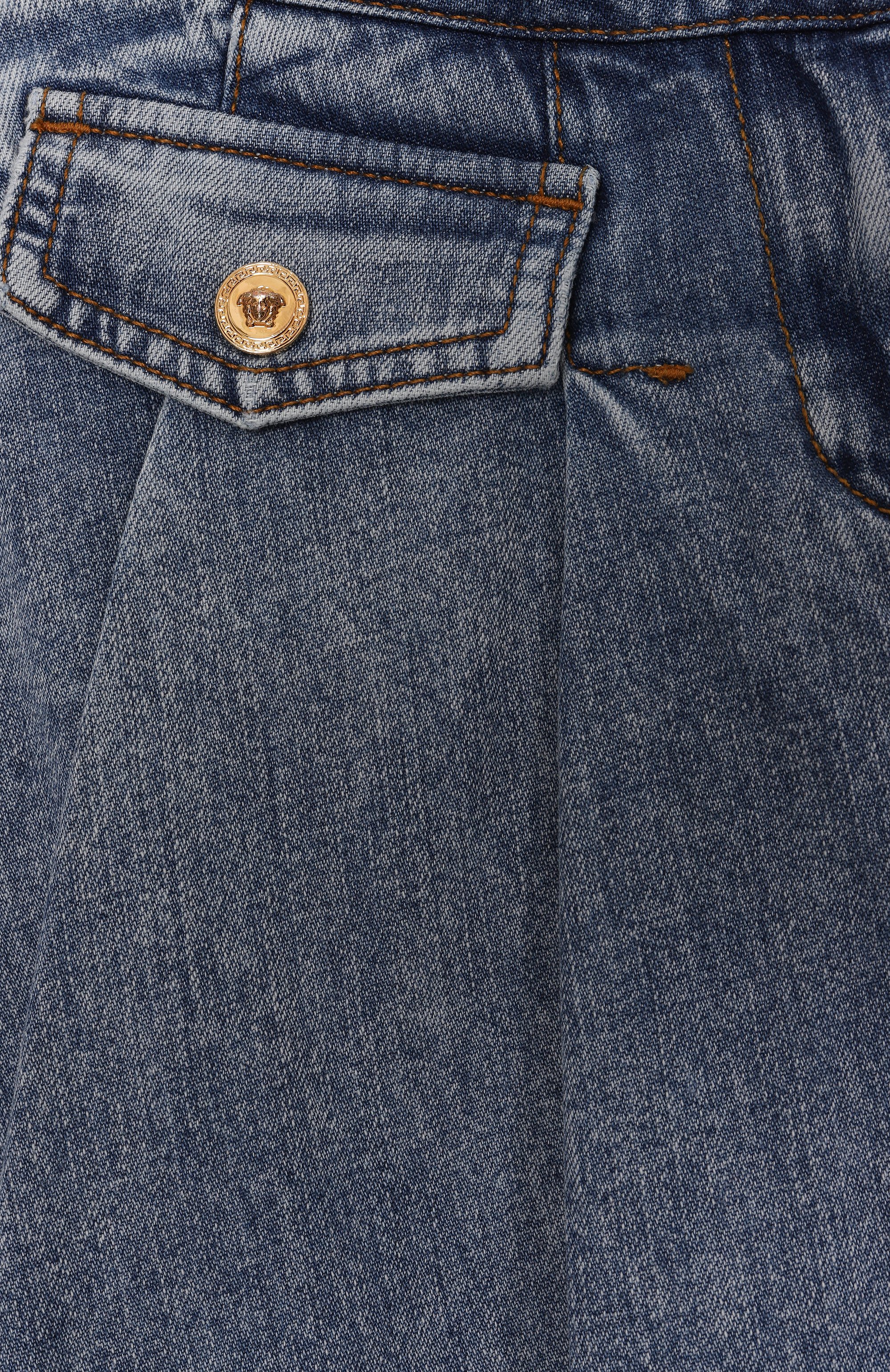 Джинсовая юбка VERSACE, арт. 1018113/1A13127/8A-14A, фото 3