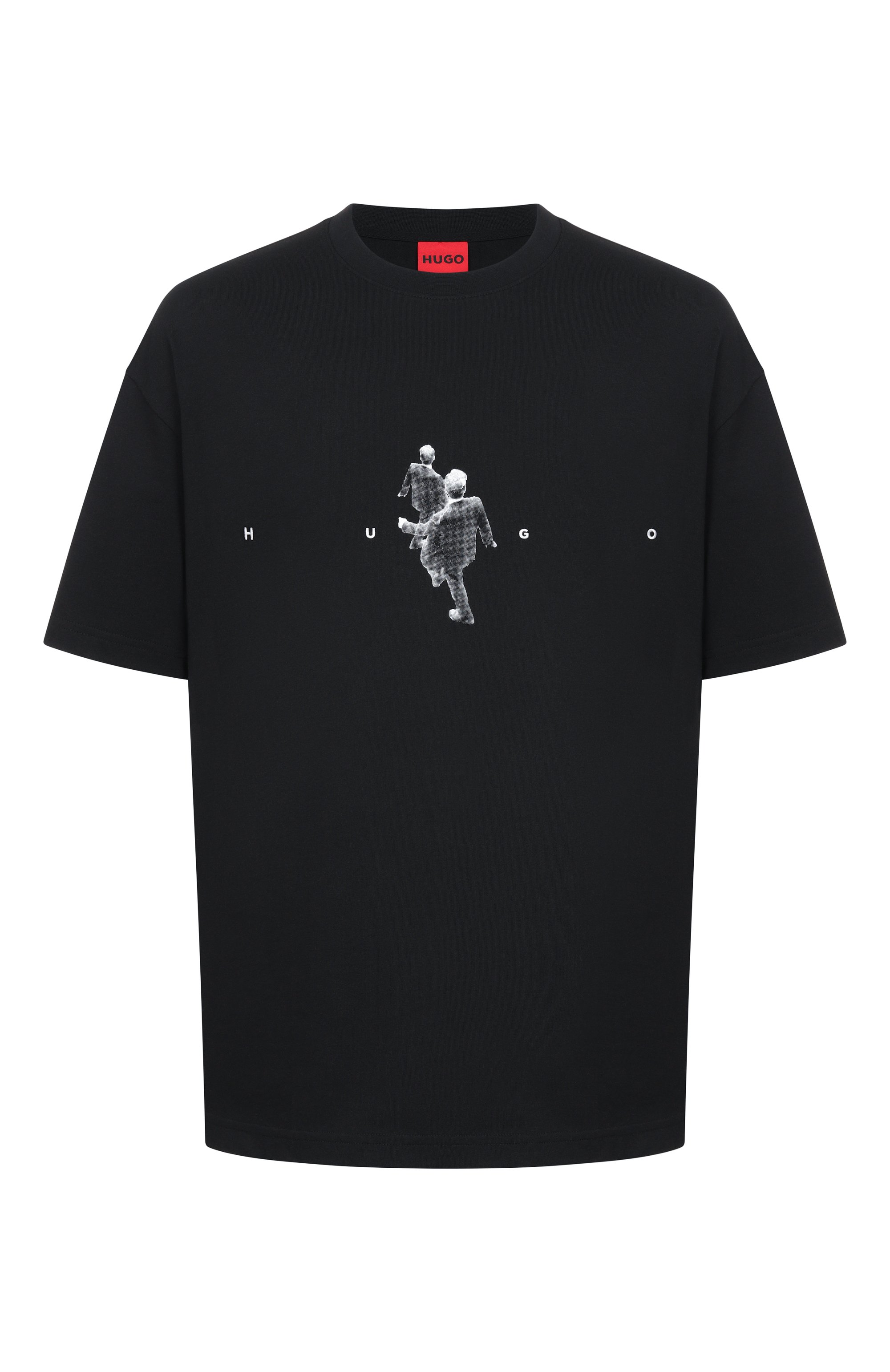 Хлопковая футболка HUGO, арт. 50553337, фото 1