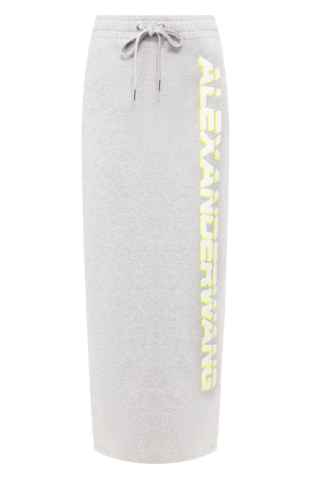 Хлопковая юбка ALEXANDERWANG.T серого цвета по цене 34750 руб., арт. 4CC2195001, фото 1 Хлопковая юбка ALEXANDERWANG.T, арт. 4CC2195001, фото 1