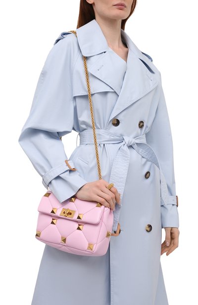 Сумка roman stud medium VALENTINO розового цвета по цене 369000 руб., арт. WW2B0I82/BSF, фото 5 Сумка roman stud medium VALENTINO, арт. WW2B0I82/BSF, фото 5