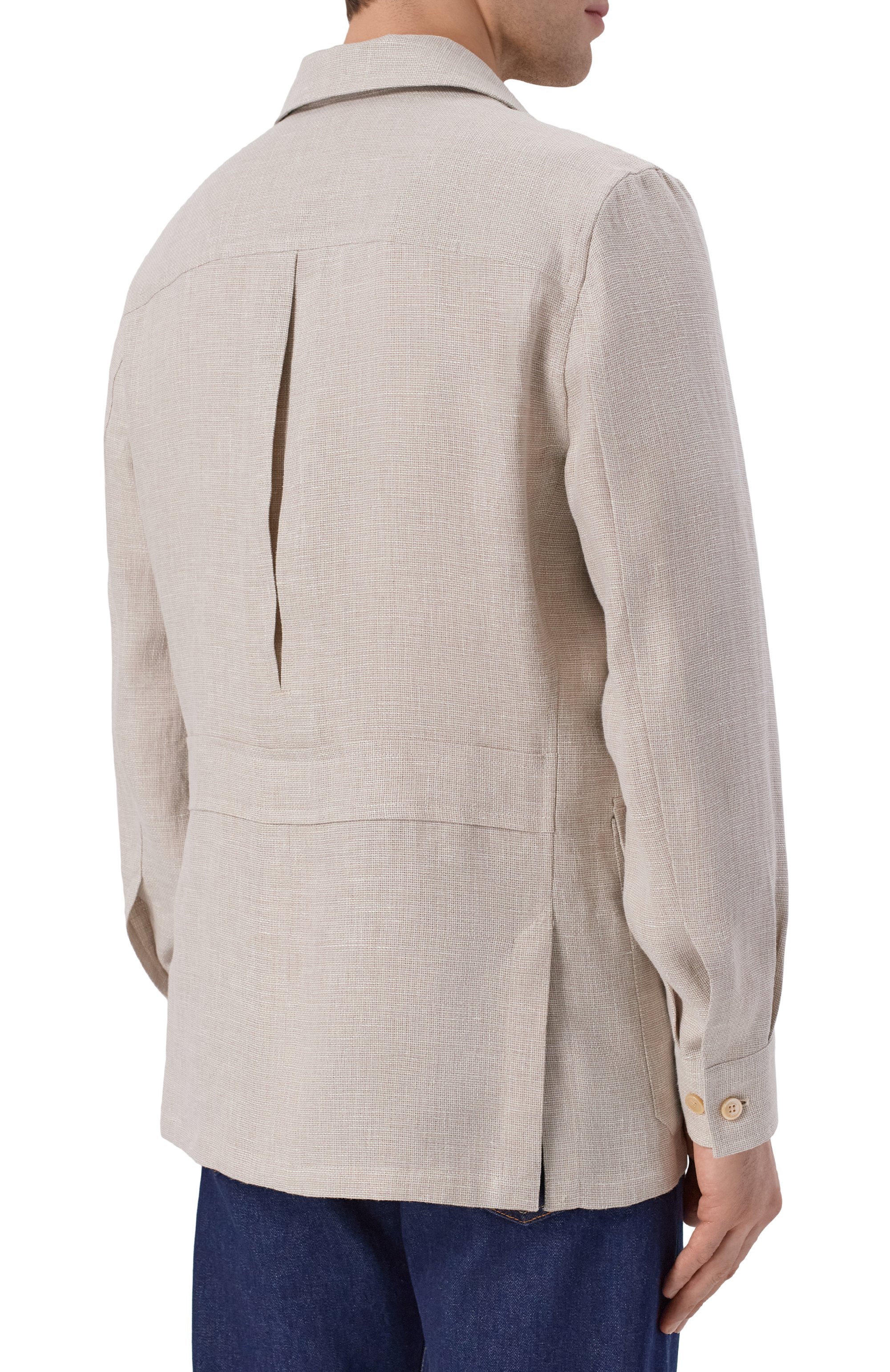 Льняная куртка-рубашка STEFANO RICCI, арт. SP008166/VT0002, фото 4