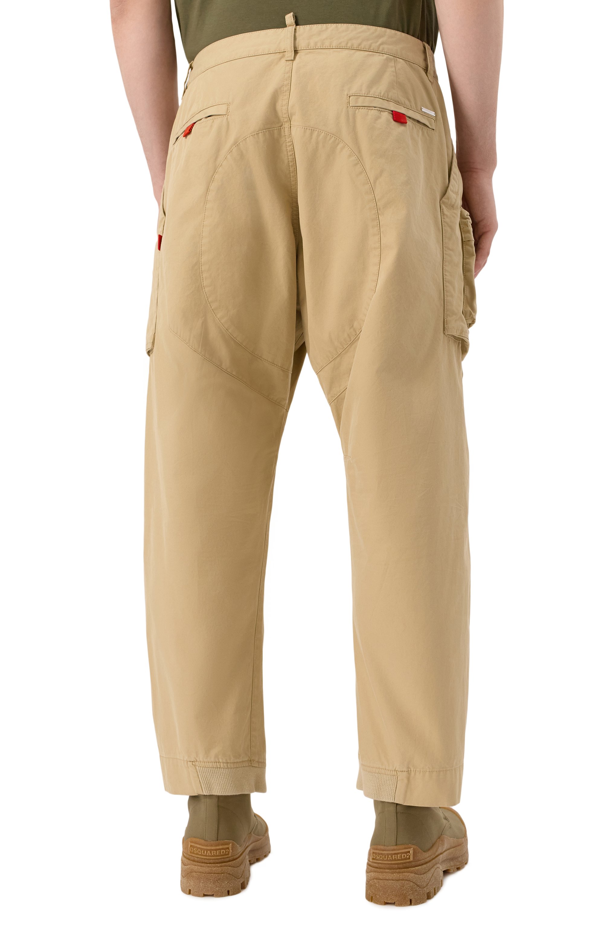 Хлопковые брюки-карго DSQUARED2, арт. S74KB1027/S41794, фото 4