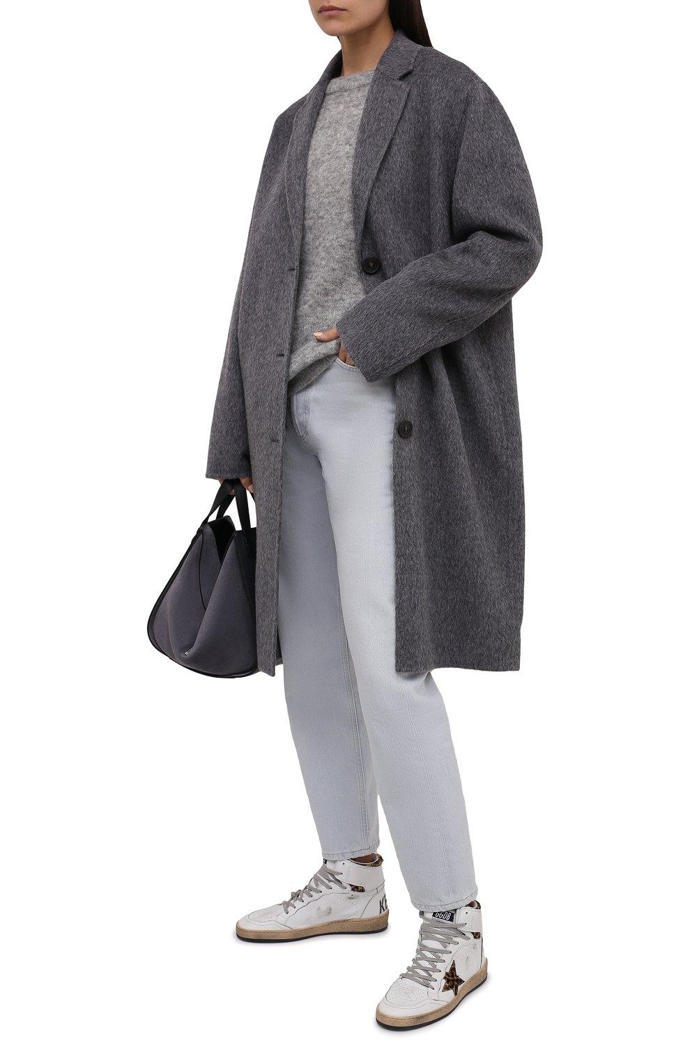 Кожаные кеды sky star GOLDEN GOOSE DELUXE BRAND, арт. GWF00230.F002193, фото 2