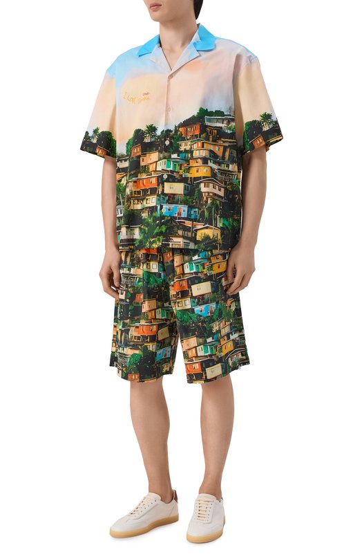 Хлопковые шорты Laneus S6LAMASH209 Разноцветный  S6LAMASH209 Фото 2