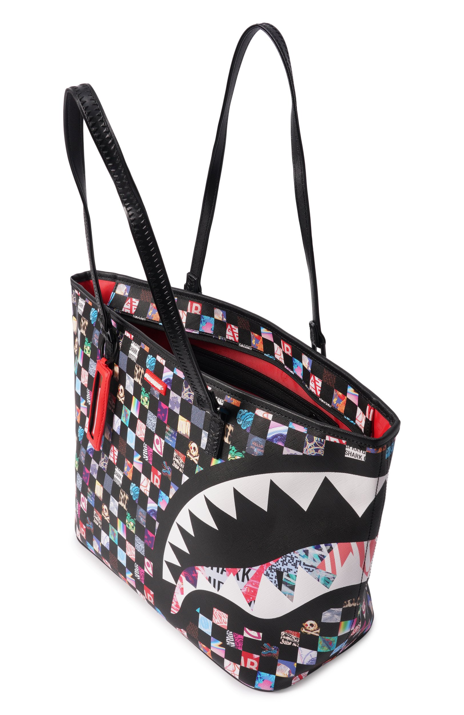 Сумка SPRAYGROUND, арт. 910T9440NSZ/CRAZY CHECK T0TE, фото 3