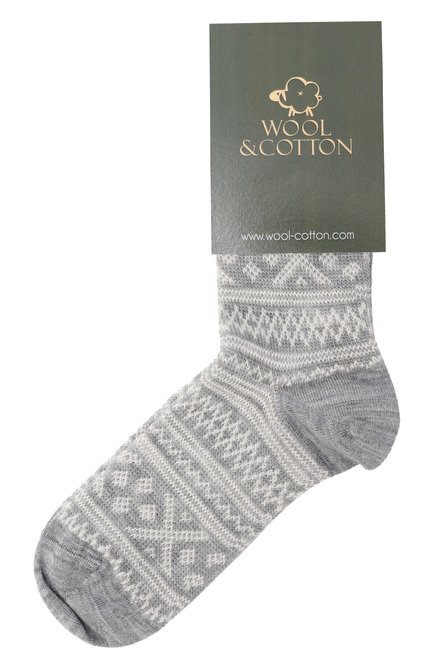 Шерстяные носки WOOL AND COTTON, арт. NNRU-SN03