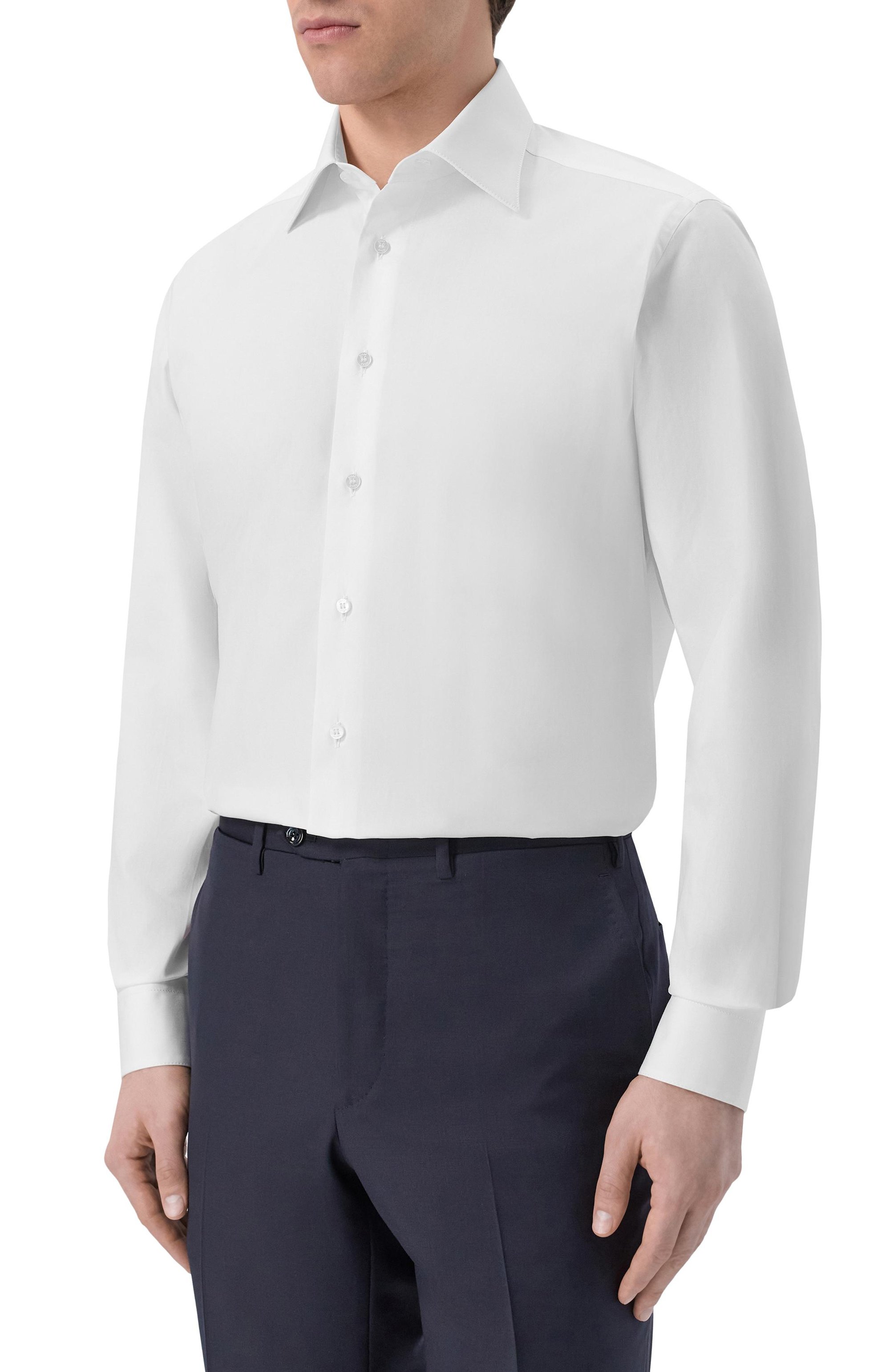 Хлопковая сорочка ZILLI, арт. CLAAM1M010046401U, фото 3