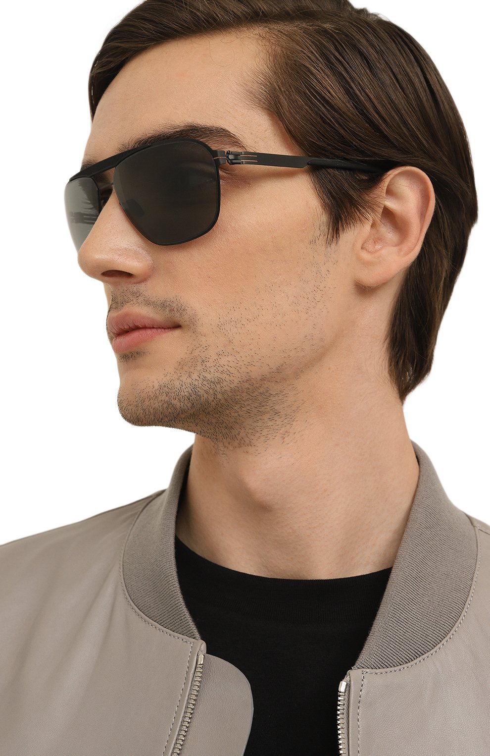 Солнцезащитные очки IC! BERLIN, арт. IB-AMG 01 LAMELLE RACELINE-BLACK NIGHTFALL RUBBER, фото 2