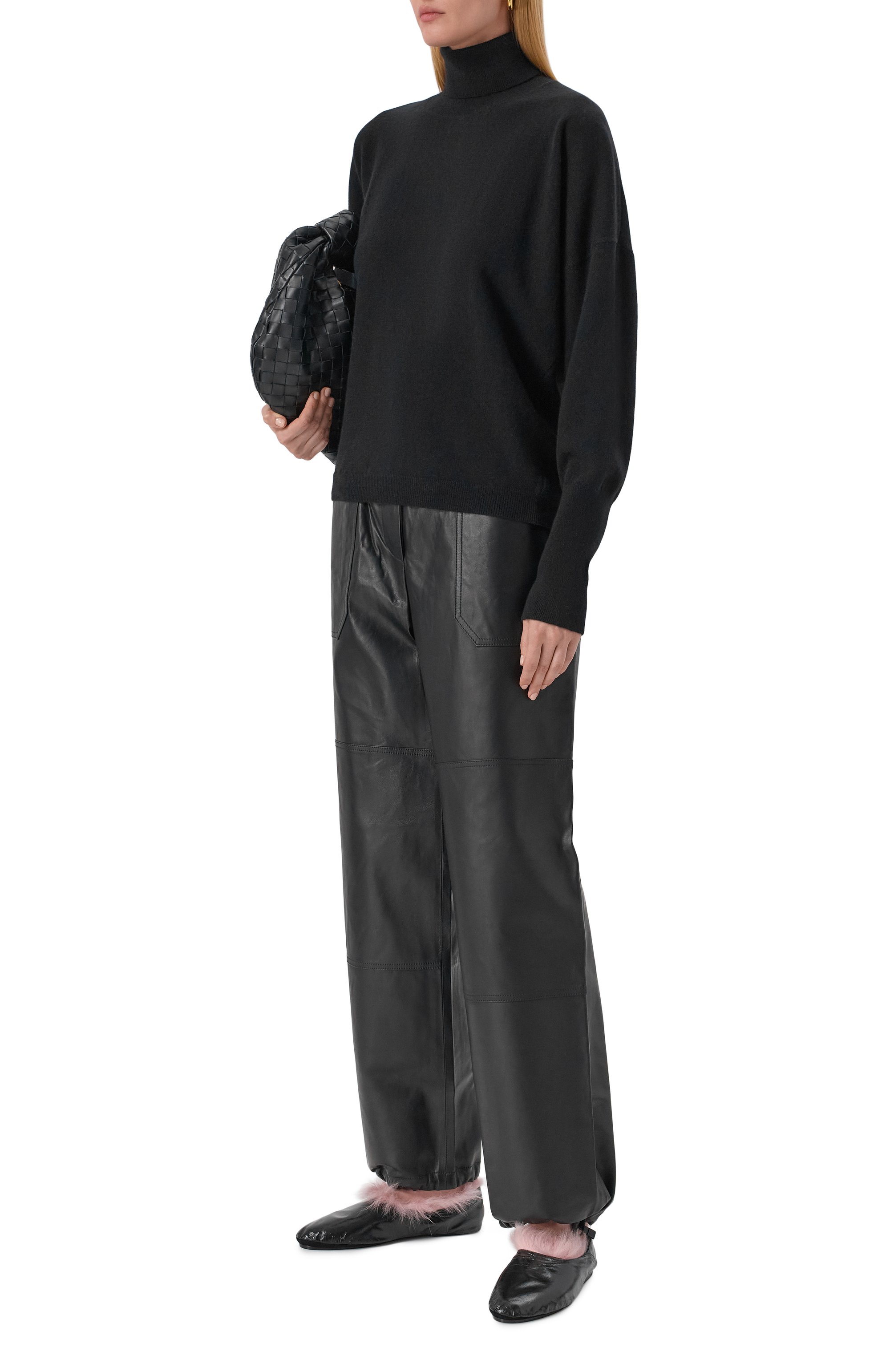 Кожаные балетки JIL SANDER, арт. J44WZ0001/P7007, фото 3