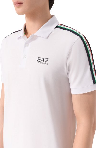 Хлопковое поло EA7, арт. 7M001862/AF12503, фото 5