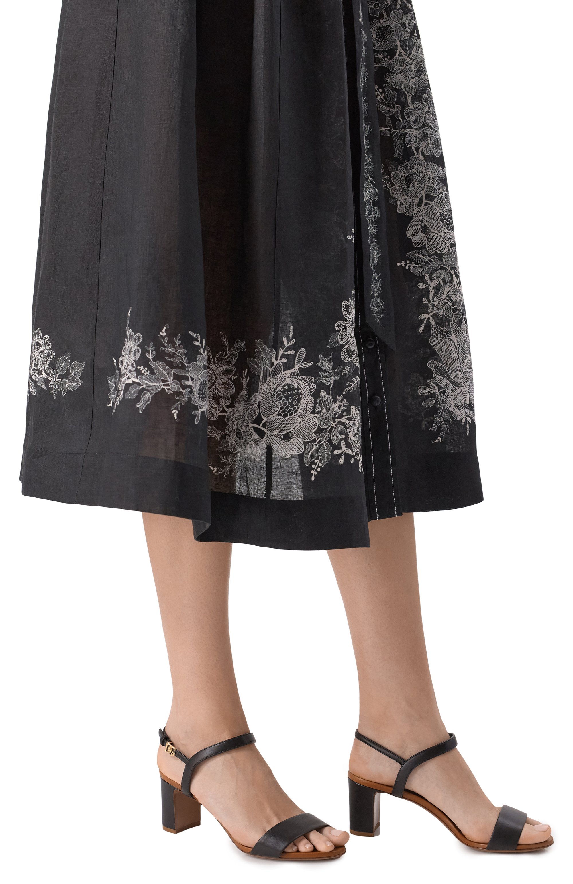 Кожаные босоножки keira 60 DOLCE & GABBANA, арт. CR1765/AK821, фото 3