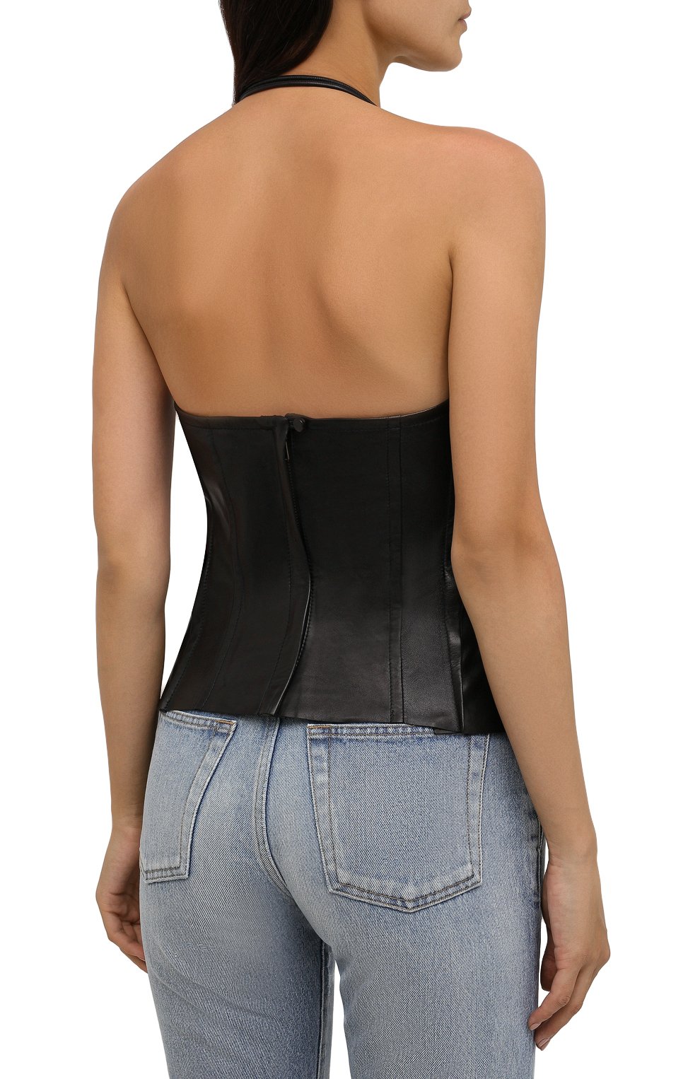 Кожаный топ PETAR PETROV, арт. CALYPS0 SPF21BL11, фото 4