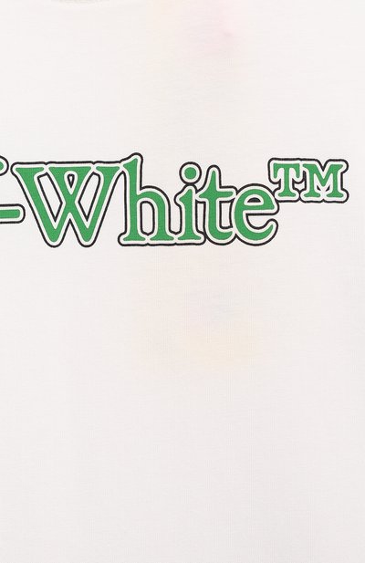 Хлопковая футболка OFF-WHITE, арт. 0BAA002S24JER004/4-10, фото 3