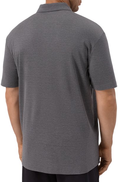 Поло из шелка и хлопка PAUL&SHARK темно-серого цвета по цене 63850 руб., арт. 15311757/3XL-6XL, фото 4 Поло из шелка и хлопка PAUL&SHARK, арт. 15311757/3XL-6XL, фото 4