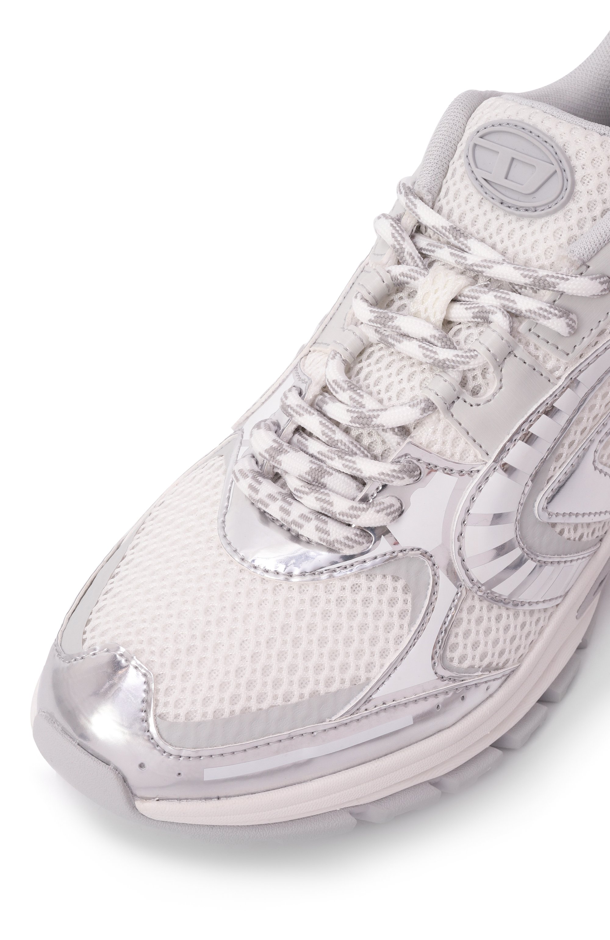 Текстильные кроссовки s-pro-v-dense DIESEL серебряного цвета по цене 33050 руб., арт. Y03594/P8135, фото 7 Текстильные кроссовки s-pro-v-dense DIESEL, арт. Y03594/P8135, фото 7