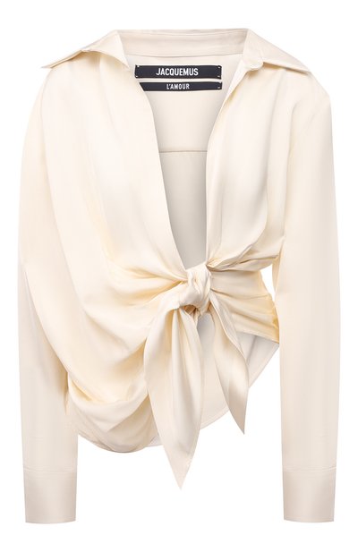Женская рубашка из вискозы JACQUEMUS, арт. 211SH02/104120