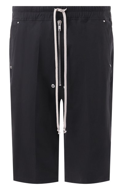 Мужские хлопковые шорты RICK OWENS, арт. RU01E5349/TE
