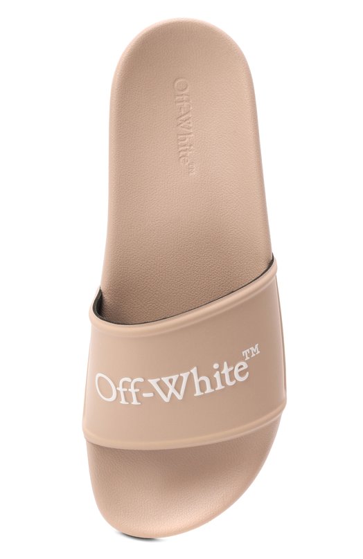 Шлепанцы Bookish Off-White 0WIU001S26MAT002 Бежевый  0WIU001S26MAT002 Фото 6