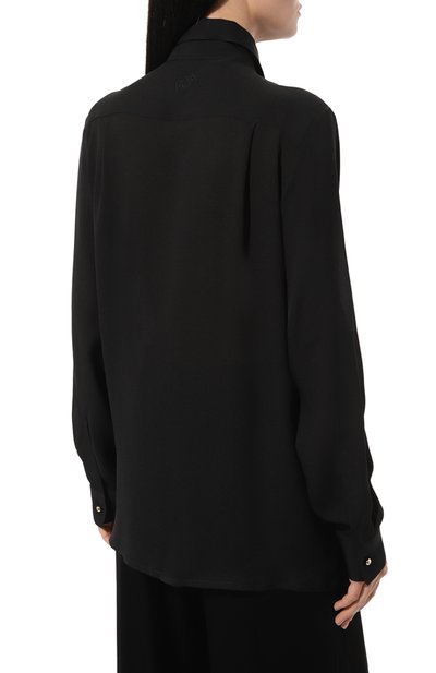 Блузка из шелка и вискозы ELIE SAAB, арт. 15474, фото 4