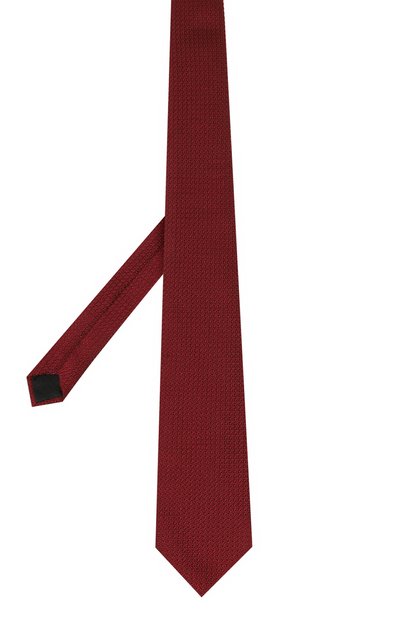 Шелковый галстук LANVIN бордового цвета по цене 13550 руб., арт. 1208/TIE, фото 3 Шелковый галстук LANVIN, арт. 1208/TIE, фото 3