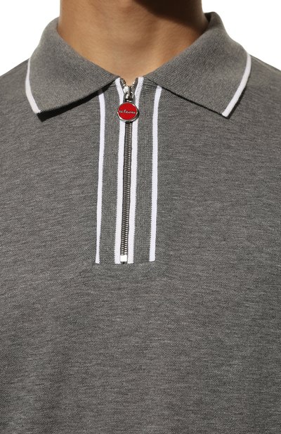 Хлопковое поло KITON, арт. UK1267, фото 5