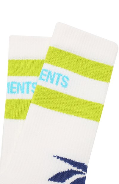 Носки VETEMENTS белого цвета по цене 8220 руб., арт. UAH20AC803/W, фото 2 Носки VETEMENTS, арт. UAH20AC803/W, фото 2