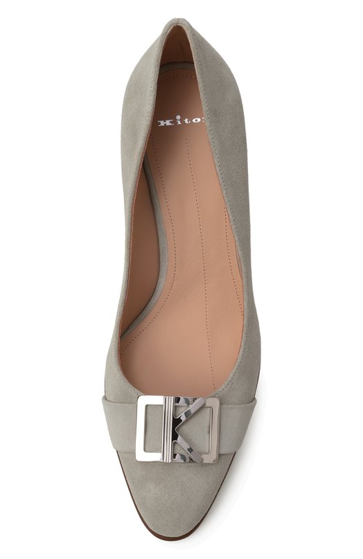 Замшевые туфли Kiton D59824K0904F03 Зелёный  D59824K0904F03 Фото 6