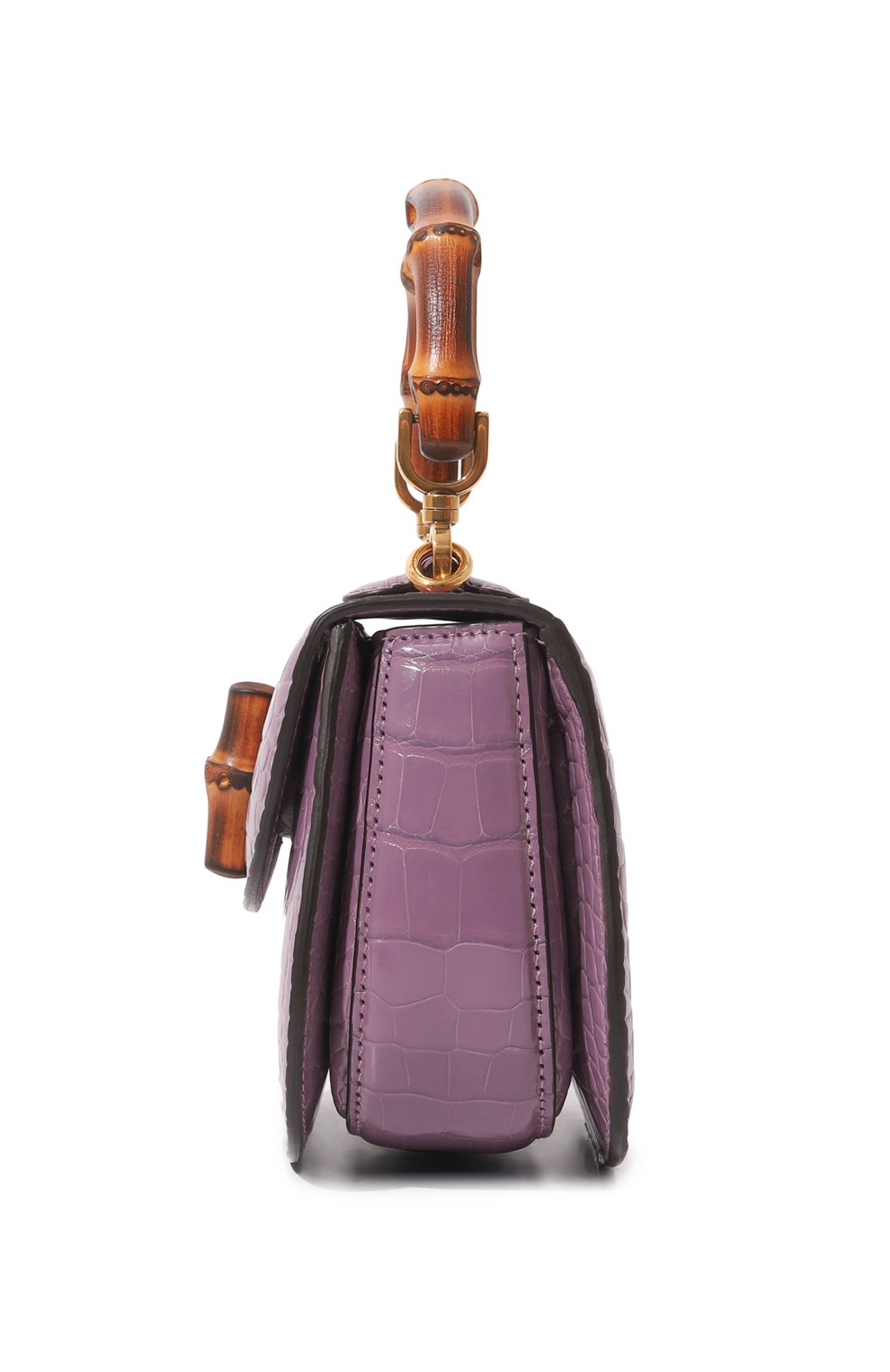 Сумка bamboo 1947 из кожи аллигатора GUCCI, арт. 686858 E1KIT, фото 4