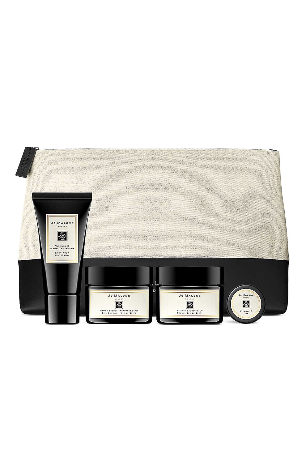 Дорожный набор витамин е JO MALONE LONDON бесцветного цвета по цене 4900 руб., арт. L8K0-01, фото 1 Дорожный набор витамин е JO MALONE LONDON, арт. L8K0-01, фото 1
