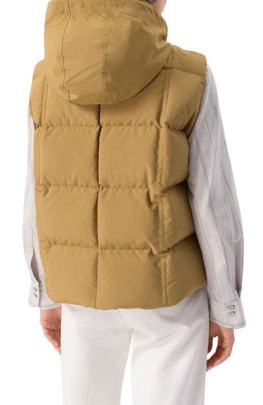 Пуховый жилет Jil Sander J40AF0169-J74276 Жёлтый  J40AF0169-J74276 Фото 7