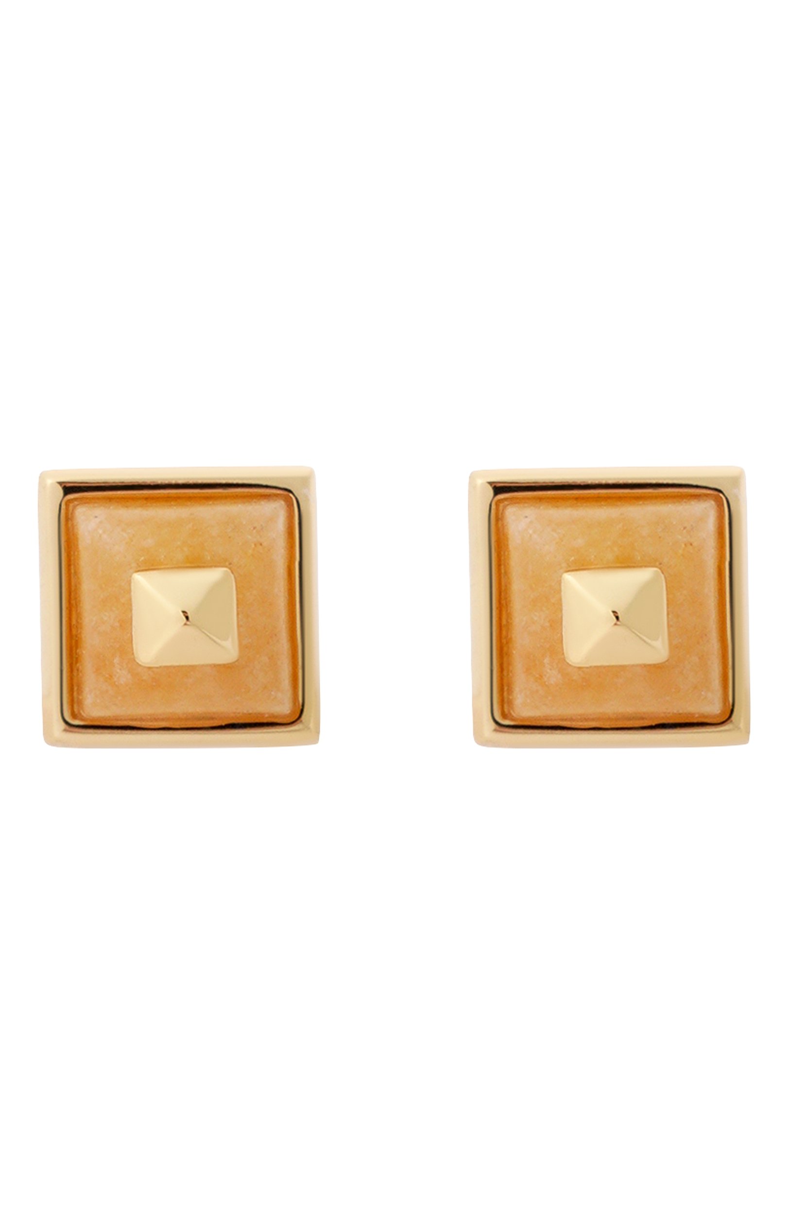 Серьги EDDIE BORGO оранжевого цвета по цене 25950 руб., арт. ER930802AR, фото 1 Серьги EDDIE BORGO, арт. ER930802AR, фото 1