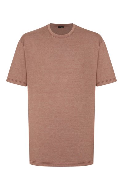 Мужская футболка из шелка и хлопка KITON, арт. UMK063204