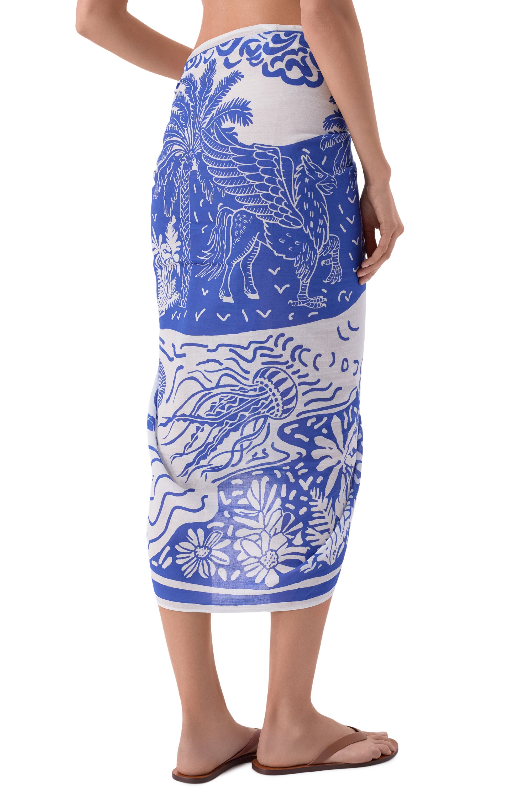 Хлопковое парео SEA LEVEL, арт. SL9157JS, фото 4