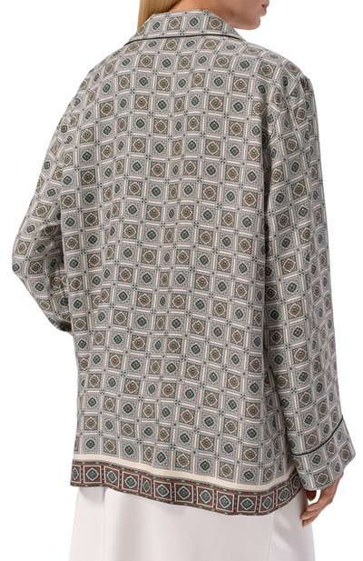 Шелковая рубашка LORO PIANA, арт. FAP8299, фото 4