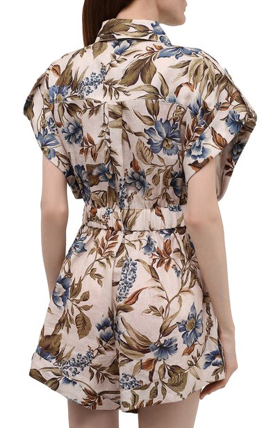 Льняной комбинезон ZIMMERMANN, арт. 7842YALI, фото 4