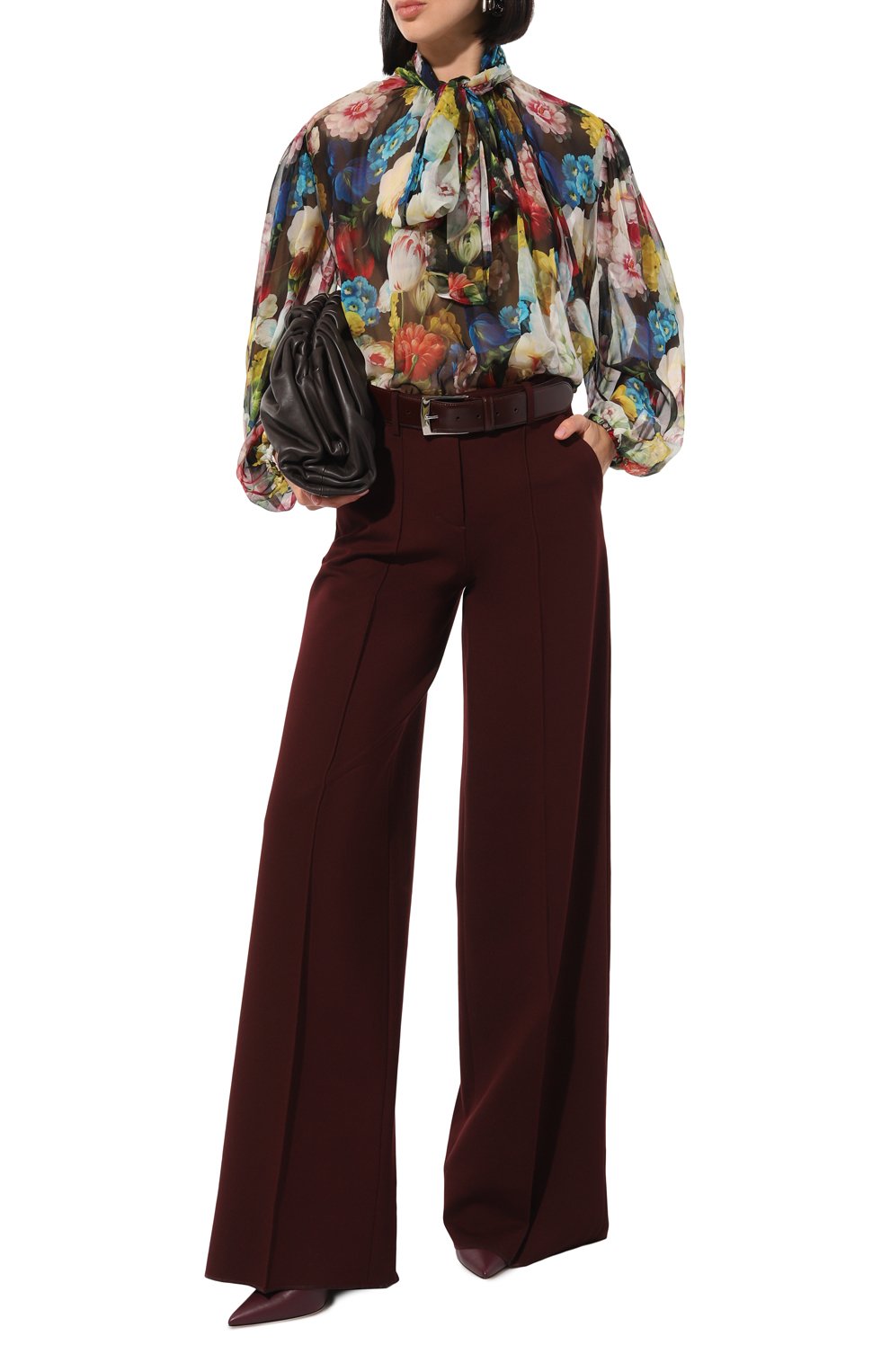 Кожаные туфли cardinale 105 DOLCE & GABBANA бордового цвета по цене 89950 руб., арт. CD1838/B7261, фото 2 Кожаные туфли cardinale 105 DOLCE & GABBANA, арт. CD1838/B7261, фото 2