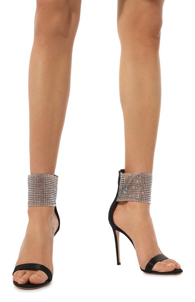 Текстильные босоножки adore 105 GIANVITO ROSSI, арт. G61502.15RIC.RCYNCRY, фото 3