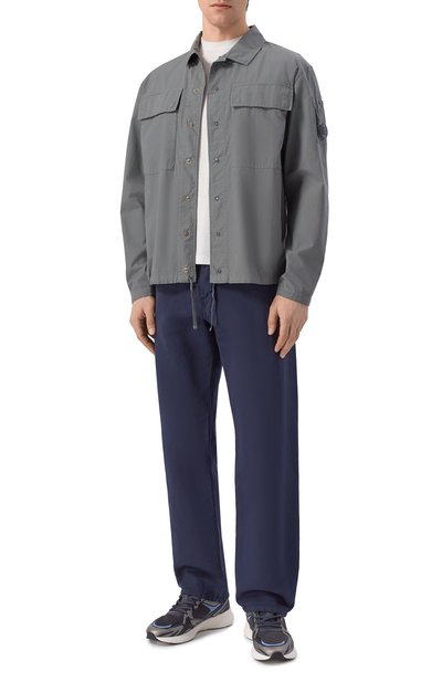 Мужская хлопковая рубашка C.P. COMPANY, арт. 20CM0S237A/005691G