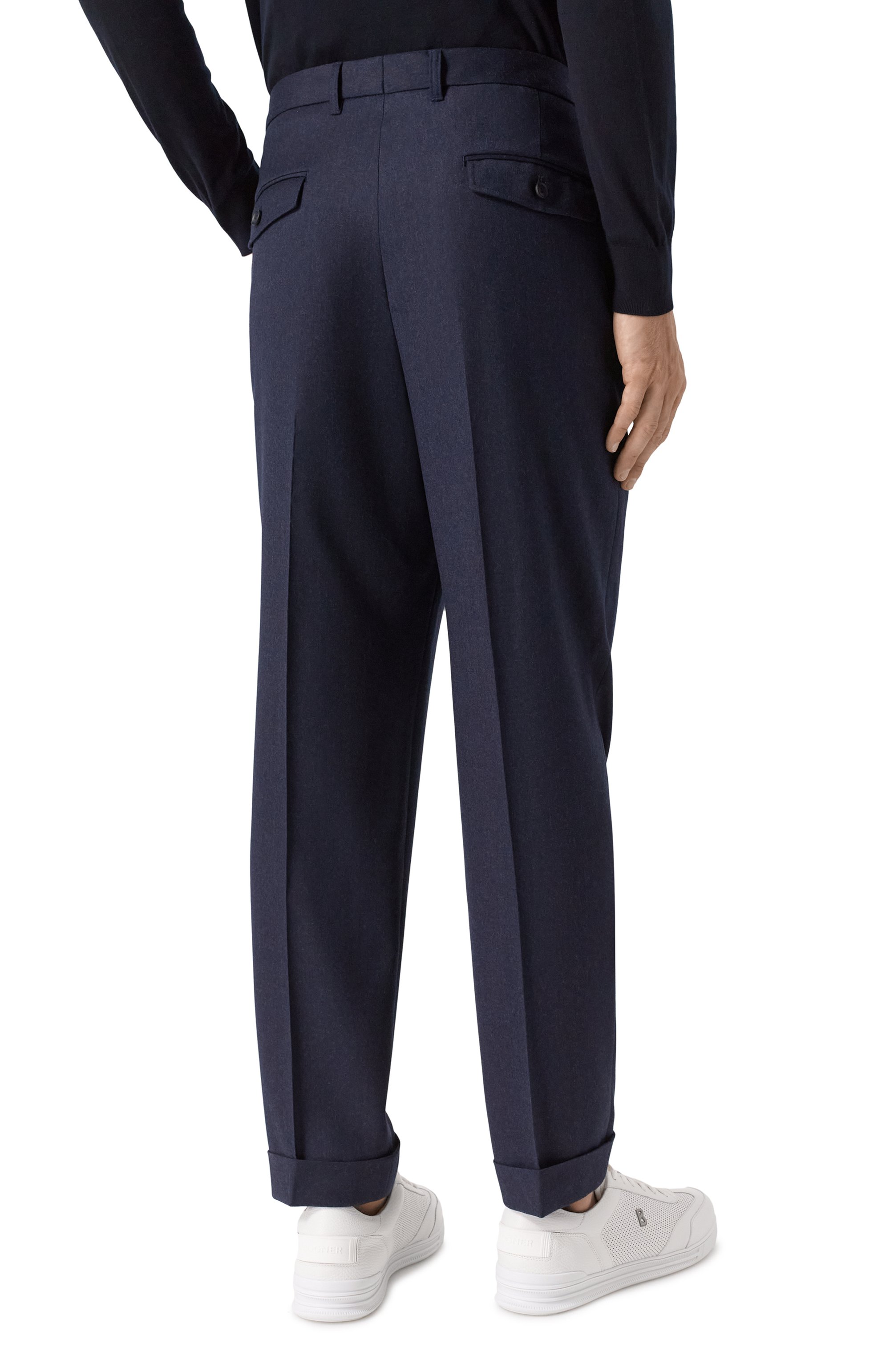 Шерстяные брюки BOSS, арт. 50556700, фото 4