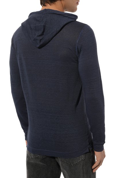 Льняной лонгслив-хенли 120% LINO, арт. Y0M7553/000E908/S00, фото 4