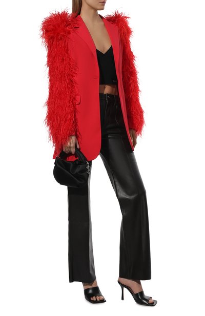 Жакет с отделкой перьями LOULOU, арт. 3302, фото 2