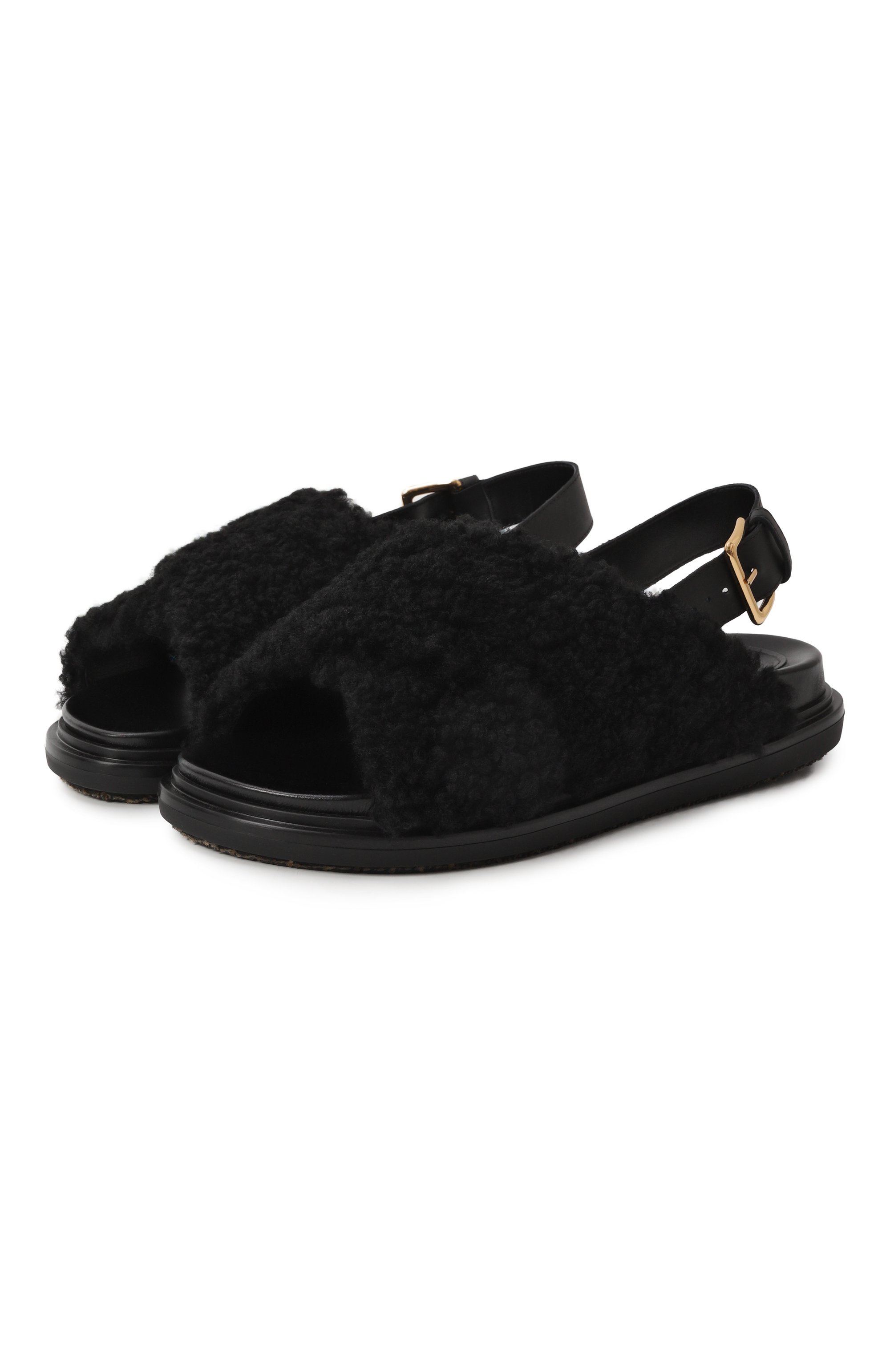 Сандалии fussbett из овчины MARNI, арт. FBMS005801/P9093, фото 1