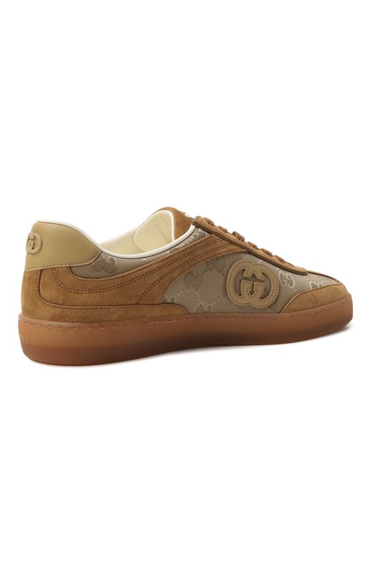 Комбинированные кеды G75 Gucci 813686/AAEX5 Коричневый  813686/AAEX5 Фото 5