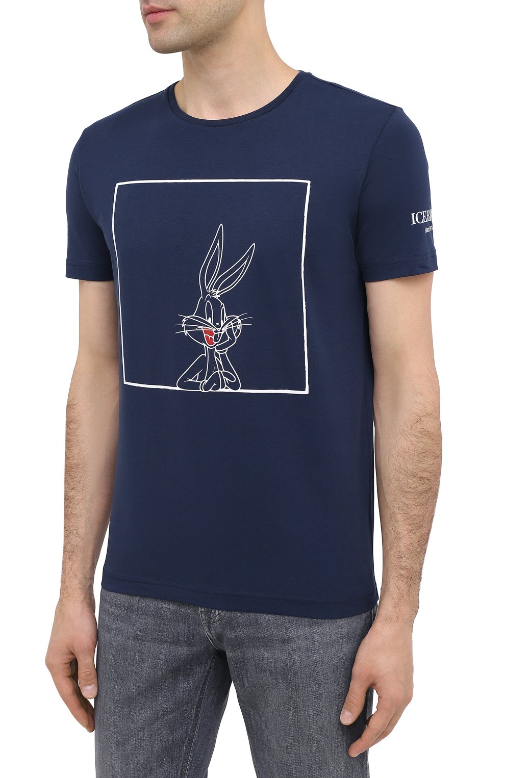 Хлопковая футболка ICEBERG, арт. 20I I1P0/F018/6309, фото 3