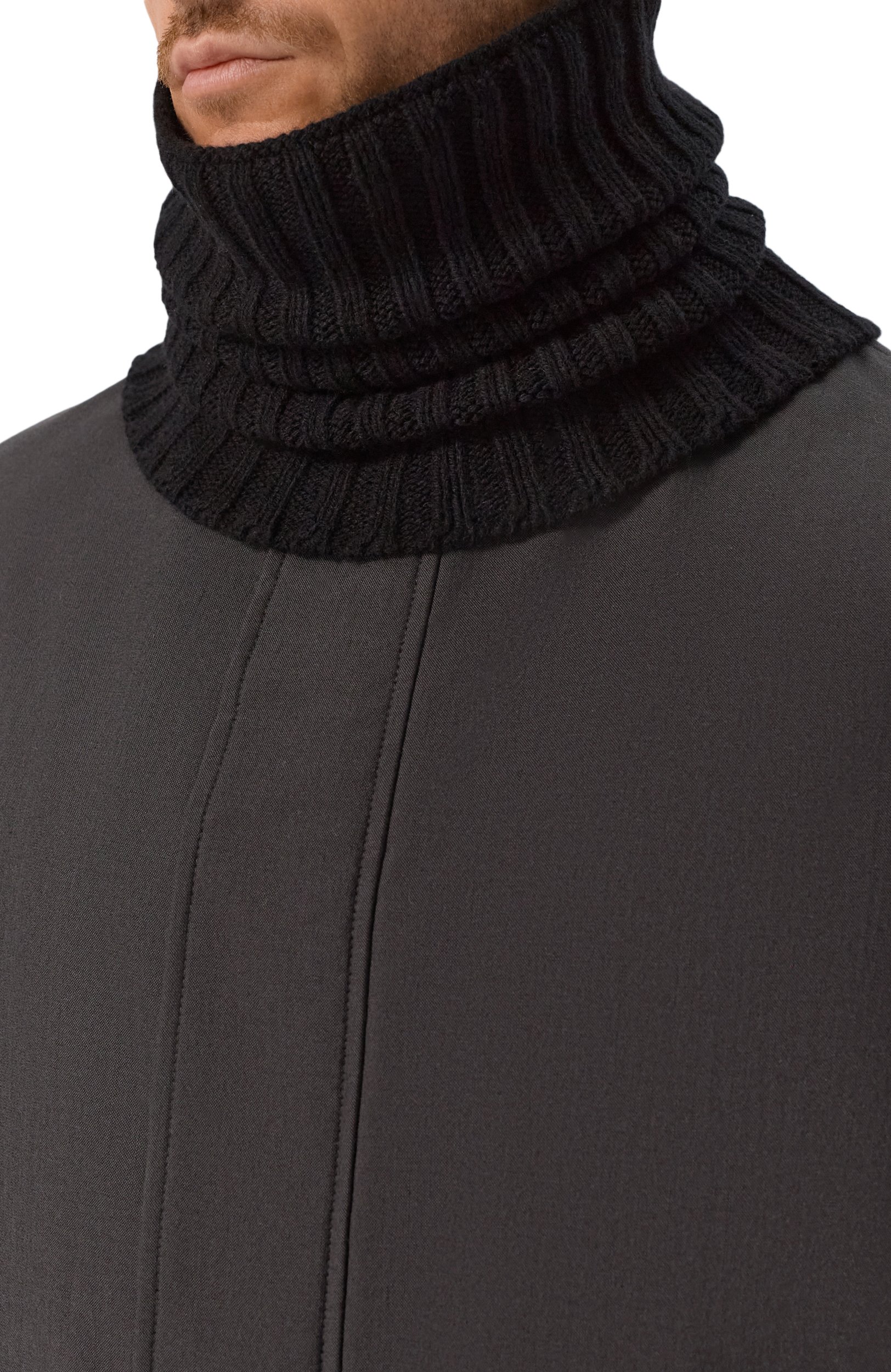 Кашемировый шарф-снуд RICK OWENS, арт. RU02F4484/WSBR, фото 2