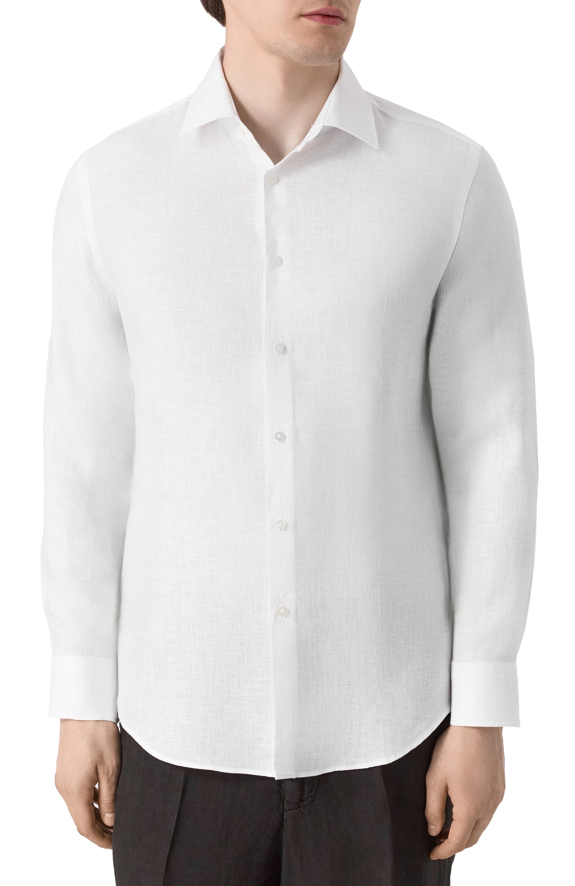 Льняная рубашка BOSS, арт. 50490234, фото 3